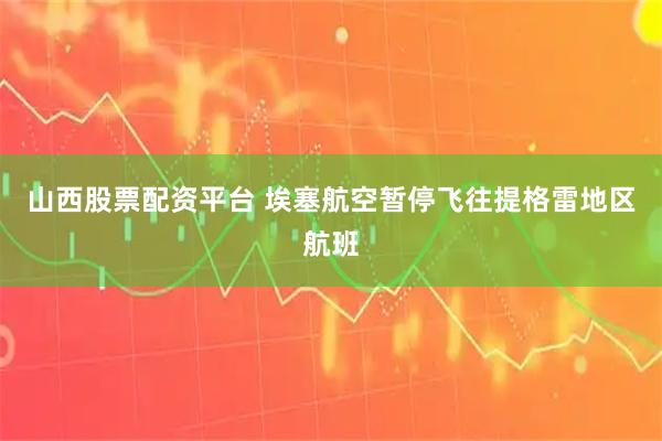 山西股票配资平台 埃塞航空暂停飞往提格雷地区航班